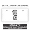 2" X 4" Aluminum License Plate  Thumbnail