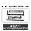 2" X 4" Aluminum License Plate  Thumbnail