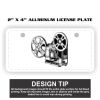 2" X 4" Aluminum License Plate  Thumbnail