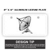 2" X 4" Aluminum License Plate  Thumbnail