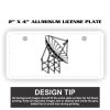 2" X 4" Aluminum License Plate  Thumbnail