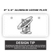 2" X 4" Aluminum License Plate  Thumbnail