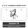 2" X 4" Aluminum License Plate  Thumbnail