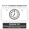 2" X 4" Aluminum License Plate  Thumbnail