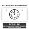 2" X 4" Aluminum License Plate  Thumbnail