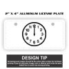 2" X 4" Aluminum License Plate  Thumbnail