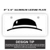 2" X 4" Aluminum License Plate  Thumbnail