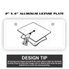 2" X 4" Aluminum License Plate  Thumbnail