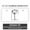 2" X 4" Aluminum License Plate  Thumbnail