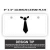 2" X 4" Aluminum License Plate  Thumbnail