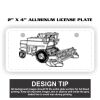 2" X 4" Aluminum License Plate  Thumbnail