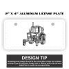 2" X 4" Aluminum License Plate  Thumbnail
