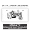 2" X 4" Aluminum License Plate  Thumbnail