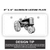 2" X 4" Aluminum License Plate  Thumbnail