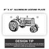 2" X 4" Aluminum License Plate  Thumbnail