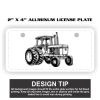 2" X 4" Aluminum License Plate  Thumbnail