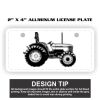 2" X 4" Aluminum License Plate  Thumbnail