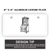 2" X 4" Aluminum License Plate  Thumbnail