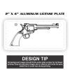 2" X 4" Aluminum License Plate  Thumbnail