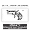 2" X 4" Aluminum License Plate  Thumbnail