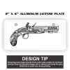 2" X 4" Aluminum License Plate  Thumbnail