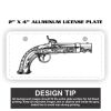 2" X 4" Aluminum License Plate  Thumbnail