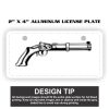 2" X 4" Aluminum License Plate  Thumbnail