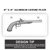 2" X 4" Aluminum License Plate  Thumbnail