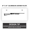 2" X 4" Aluminum License Plate  Thumbnail