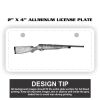 2" X 4" Aluminum License Plate  Thumbnail