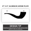 2" X 4" Aluminum License Plate  Thumbnail