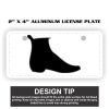 2" X 4" Aluminum License Plate  Thumbnail