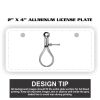 2" X 4" Aluminum License Plate  Thumbnail