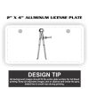 2" X 4" Aluminum License Plate  Thumbnail