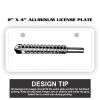 2" X 4" Aluminum License Plate  Thumbnail