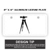 2" X 4" Aluminum License Plate  Thumbnail
