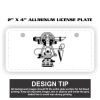 2" X 4" Aluminum License Plate  Thumbnail