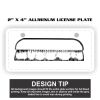 2" X 4" Aluminum License Plate  Thumbnail