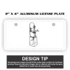 2" X 4" Aluminum License Plate  Thumbnail