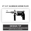 2" X 4" Aluminum License Plate  Thumbnail