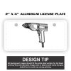 2" X 4" Aluminum License Plate  Thumbnail