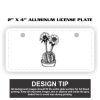2" X 4" Aluminum License Plate  Thumbnail