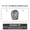 2" X 4" Aluminum License Plate  Thumbnail
