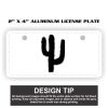 2" X 4" Aluminum License Plate  Thumbnail