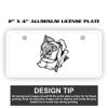 2" X 4" Aluminum License Plate  Thumbnail