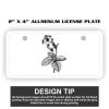 2" X 4" Aluminum License Plate  Thumbnail