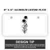 2" X 4" Aluminum License Plate  Thumbnail