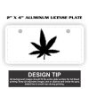 2" X 4" Aluminum License Plate  Thumbnail
