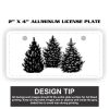 2" X 4" Aluminum License Plate  Thumbnail