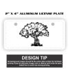 2" X 4" Aluminum License Plate  Thumbnail
